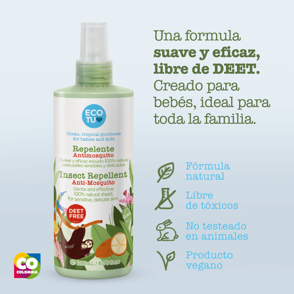 
                  
                    Repelente 100% Natural - 200ml
                  
                